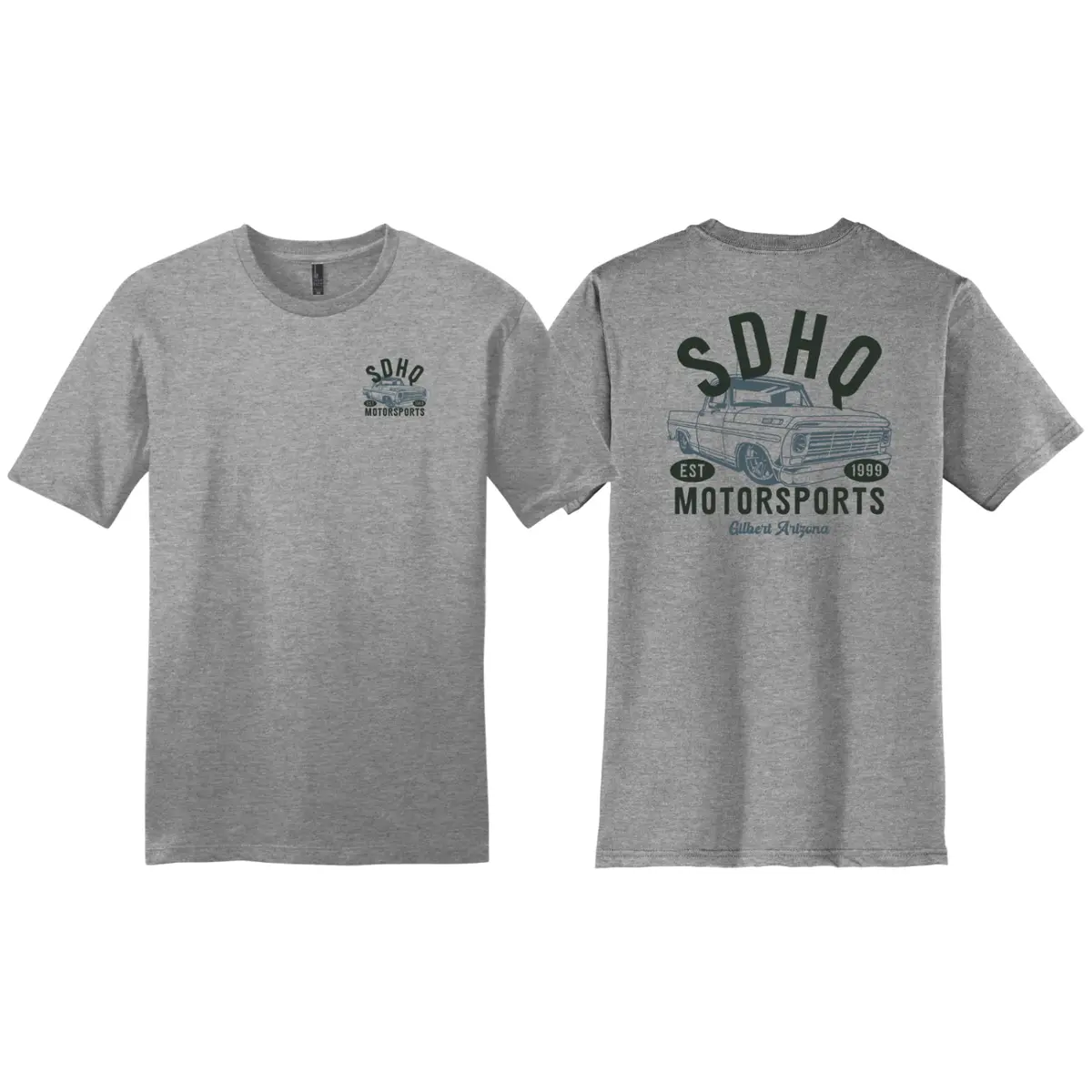 Sdhq Motorsports 25 Year Anniversary Logo T-Shirt | Grey 1