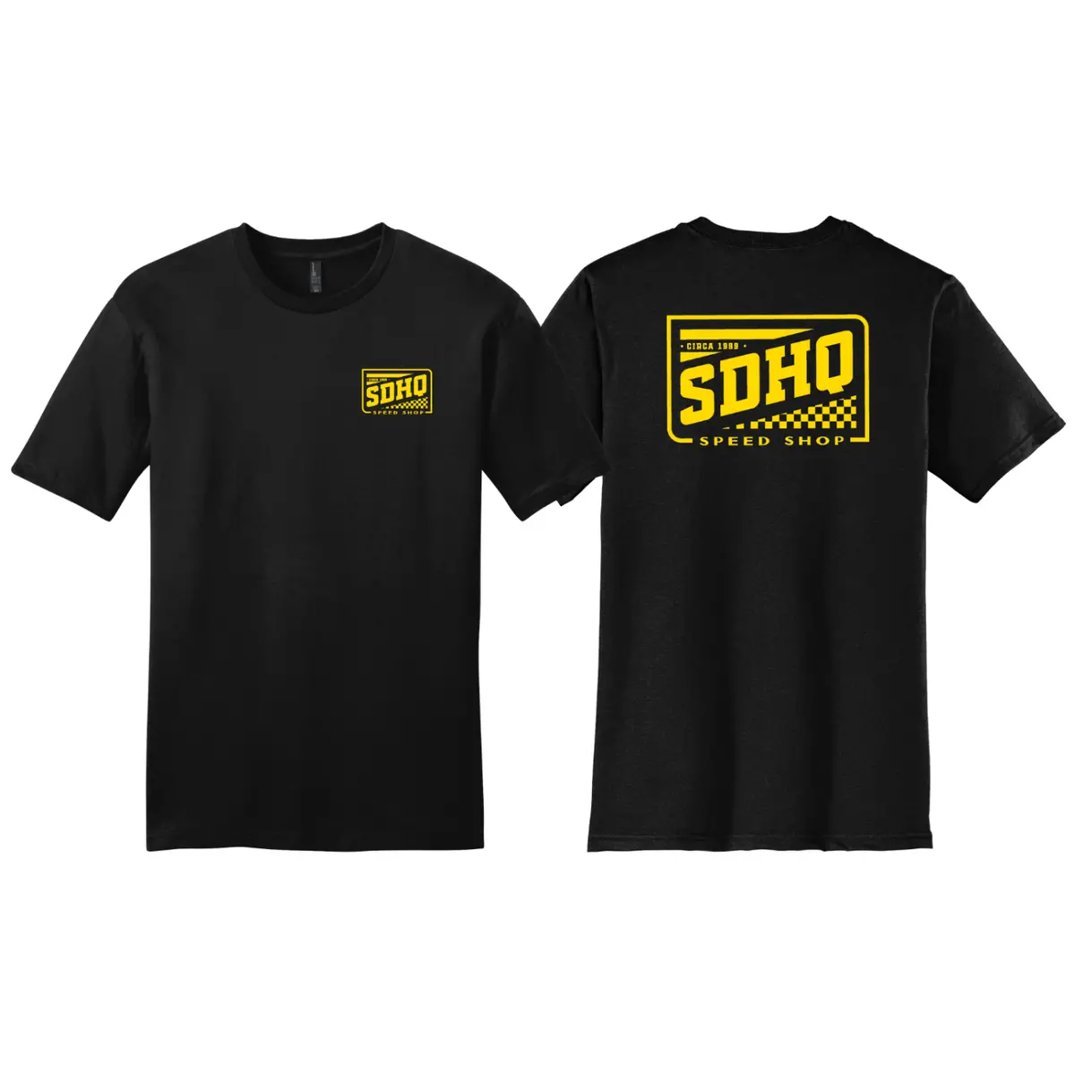 Sdhq Speed Shop T-Shirt | Yellow-Gold 1