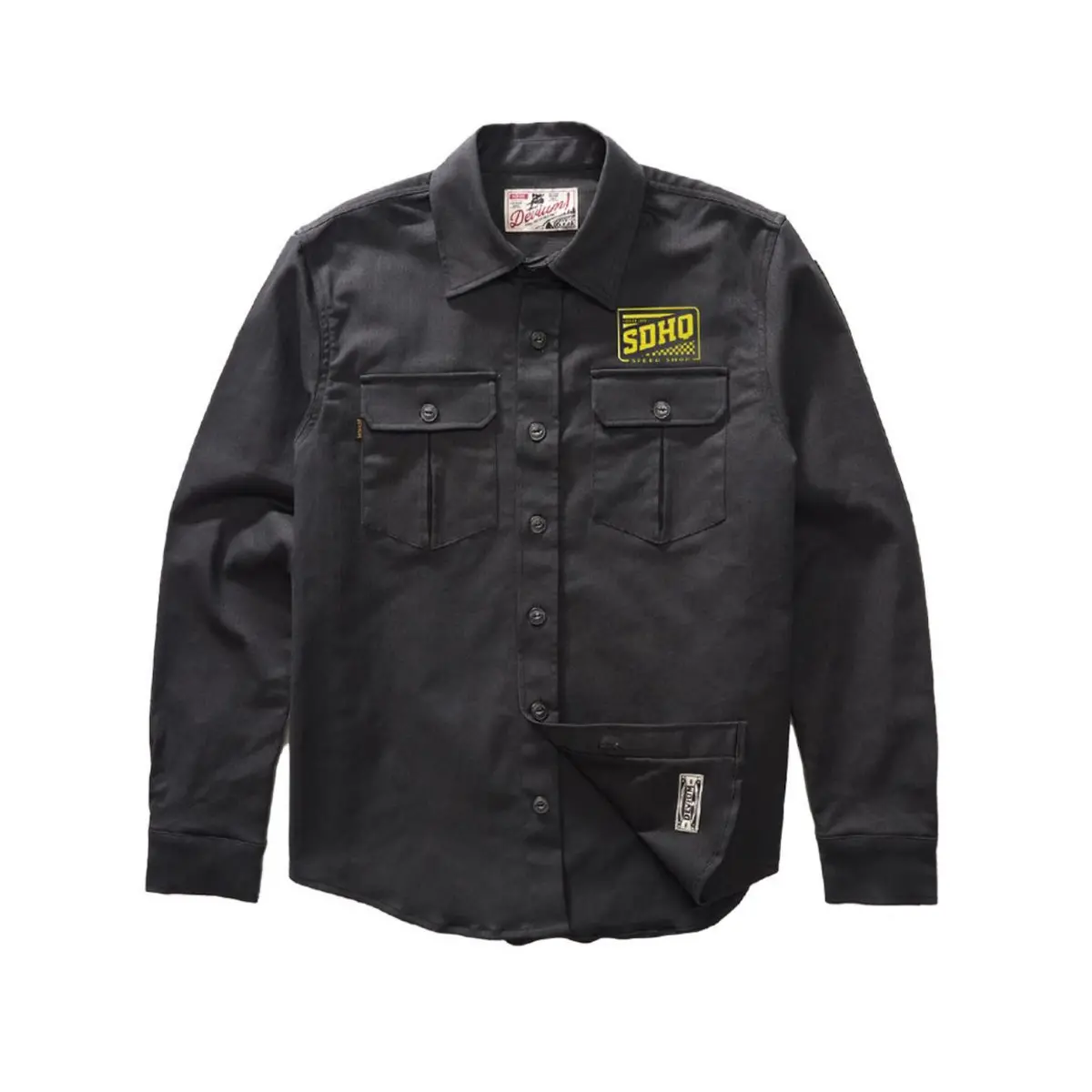 Sdhq Speed Shop Devium Draftsman Twill Slub Overshirt 1