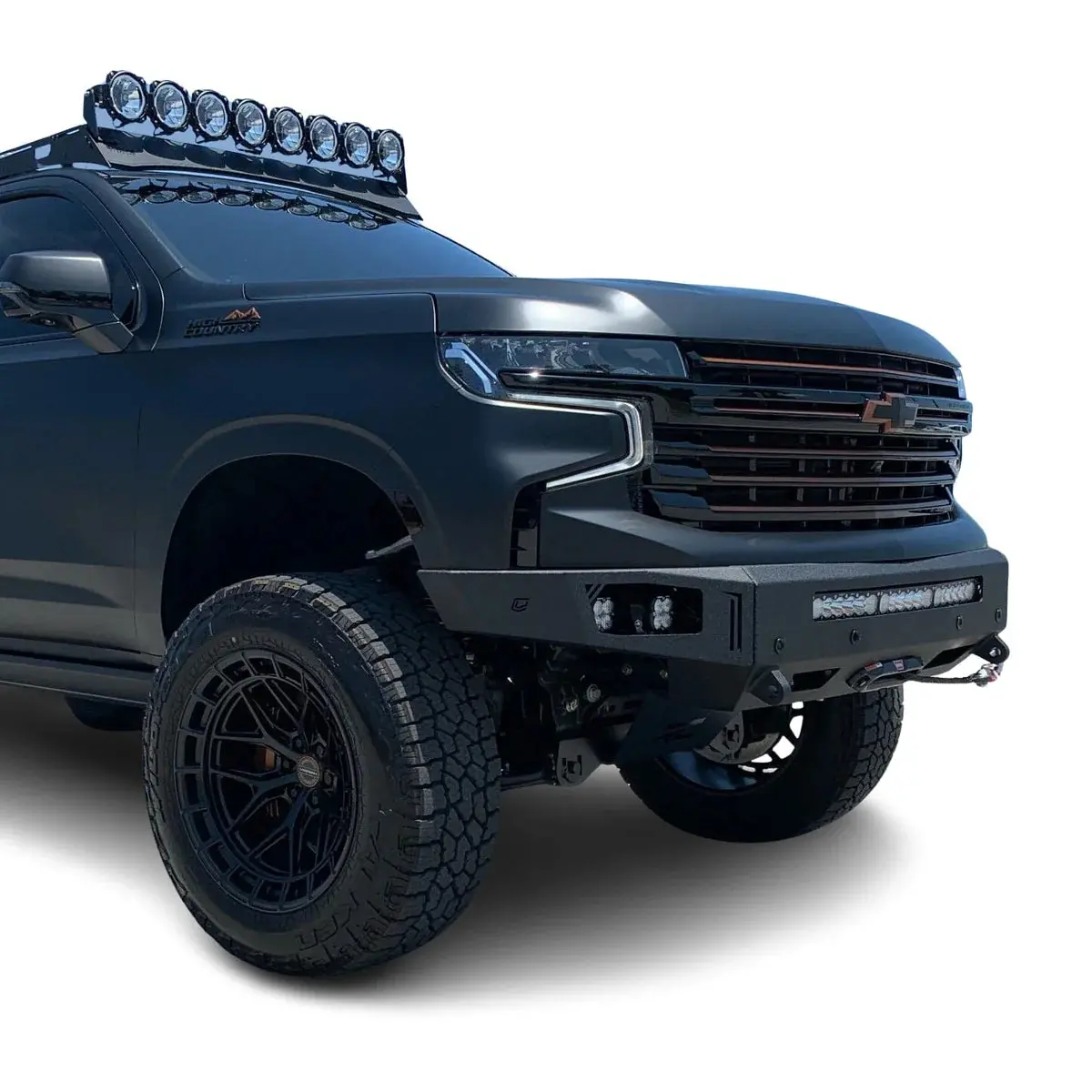 2021-2024 Chevy Tahoe / Suburban Octane Front Winch Bumper 1