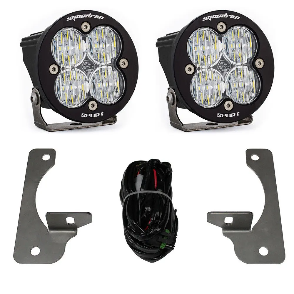 Jeep Jk Squadron-R Sport Fog Pocket Light Kit - Jeep 2007-09 Wrangler Jk; Note: W/ Premium Oe Bumper 1