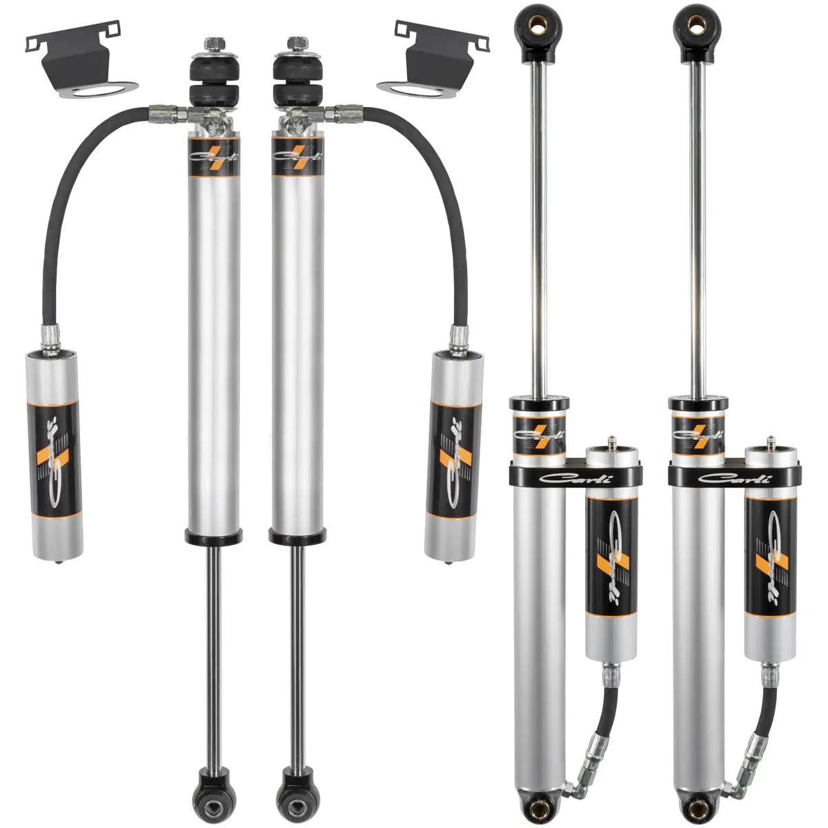 13-24 Ram 3500 4X4 Diesel Carli-Spec 2.0″ Rr 3.25″ Lift Front And Rear Shock Pkg & Res Mounts 1