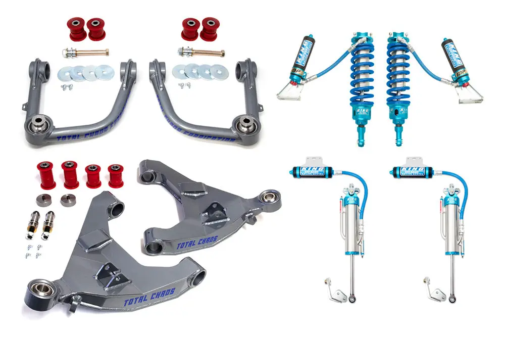 Mid Travel Lift Kit W/ Front & Rear 3.0 Inch Diameter Adjustable King Shocks - 2Nd Gen Tacoma 1