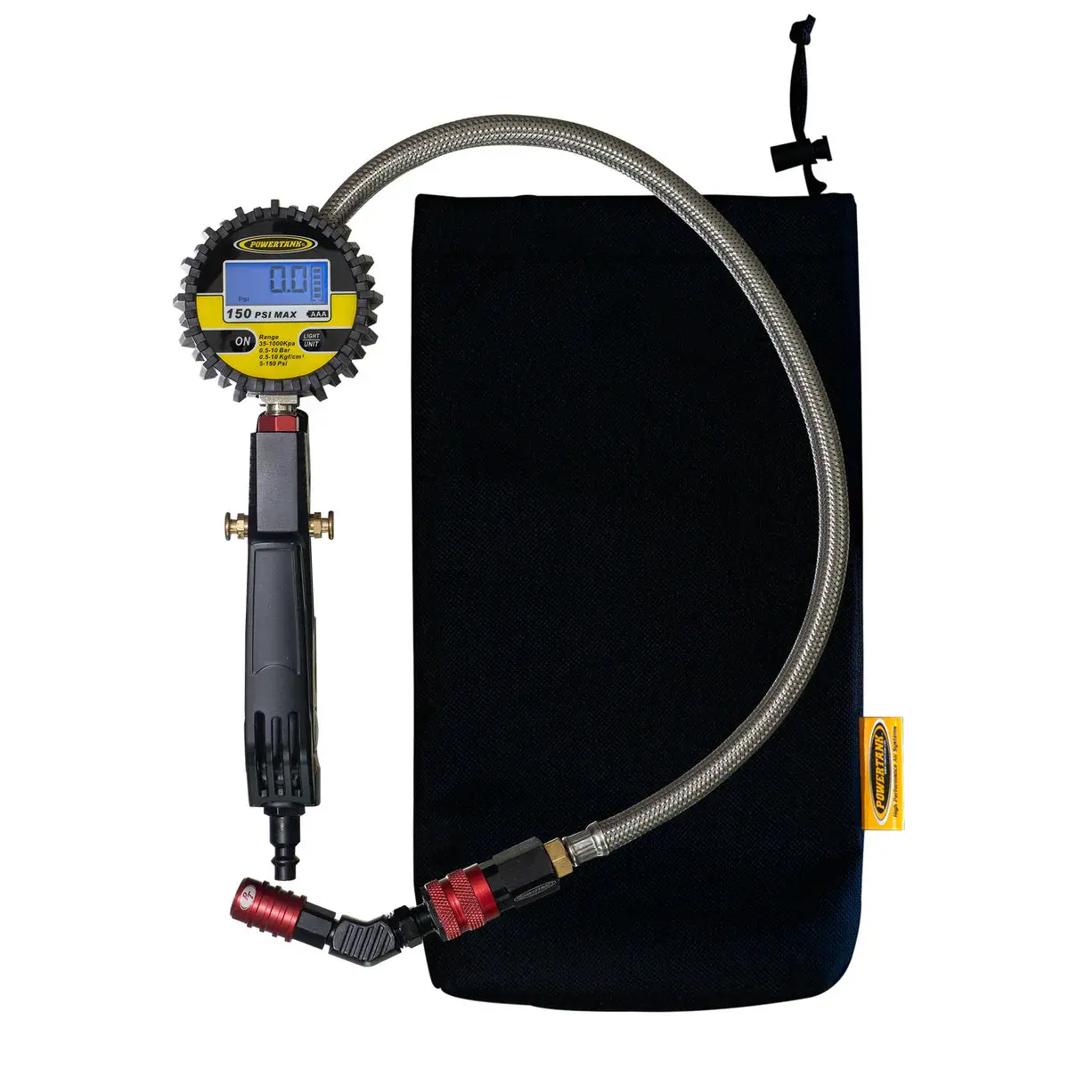 Work Horse Red - 150 Psi Digital Ventoso™ Modular Tire Inflator Gauge 1