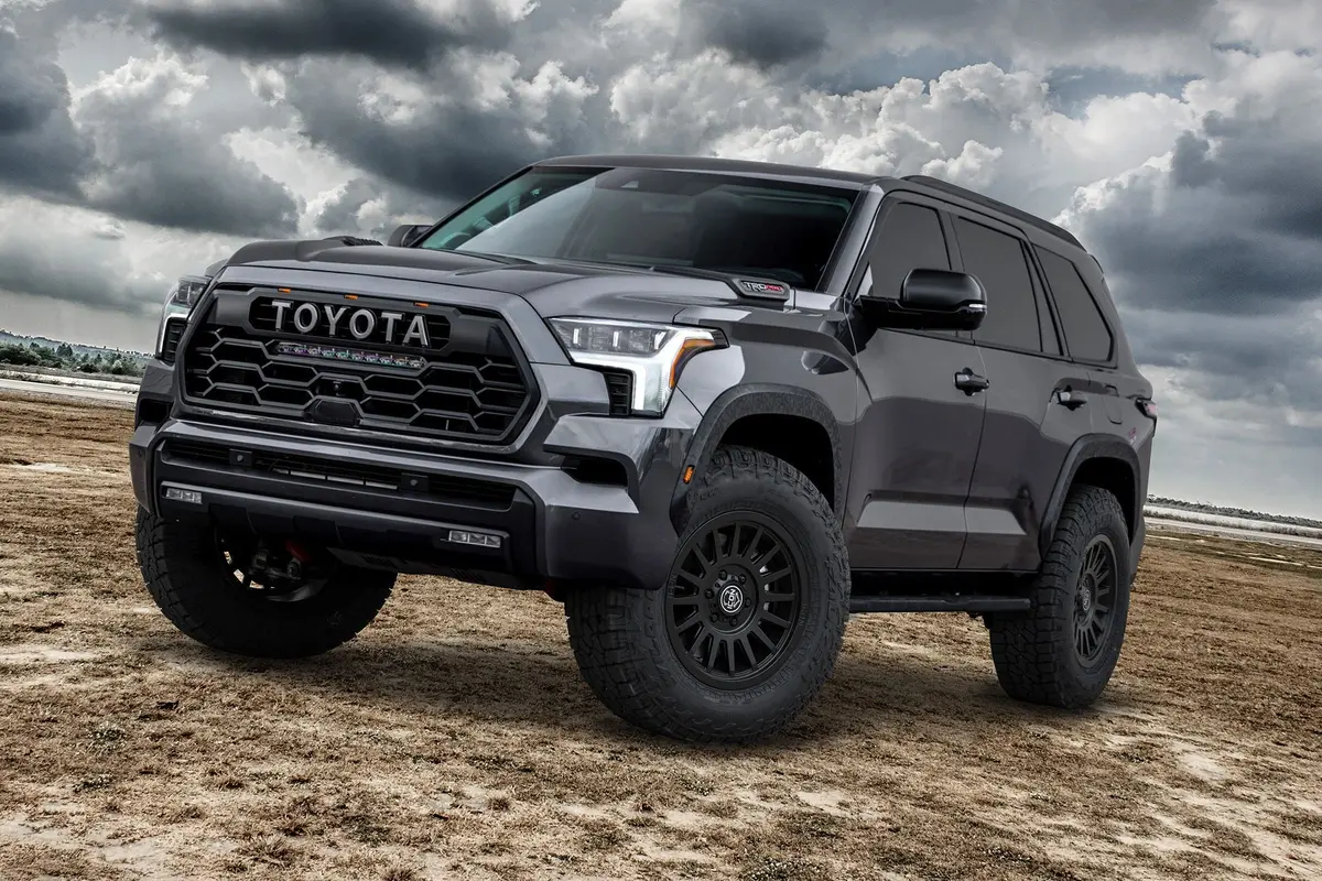Icon 2023+ Toyota Sequoia Trd Pro, 1-2.5" Lift, Stage 9 2.5 Suspension System, Billet 2