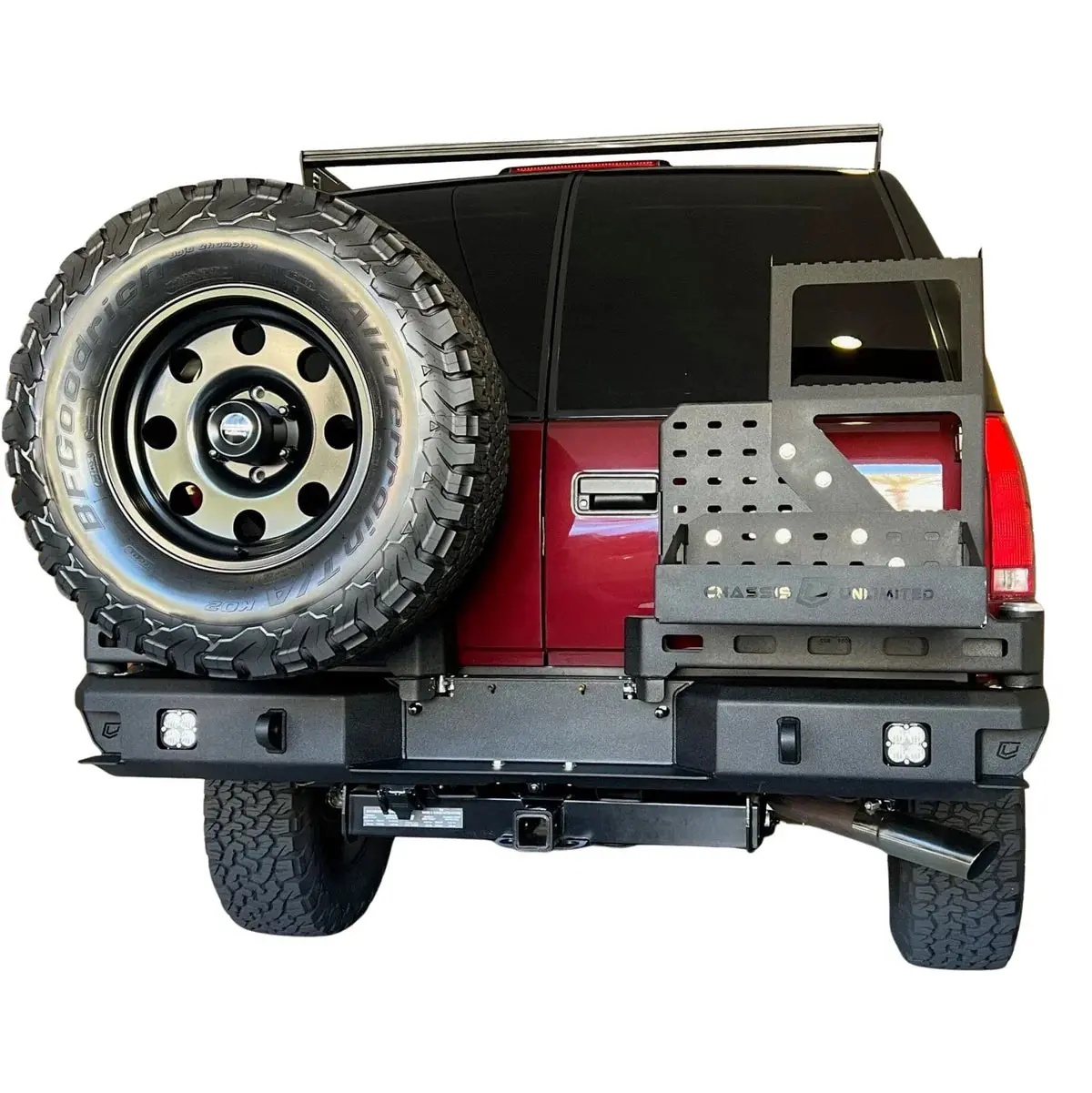 1992-1998 Chevy/Gm Octane Dual Swing Out Rear Bumper 1