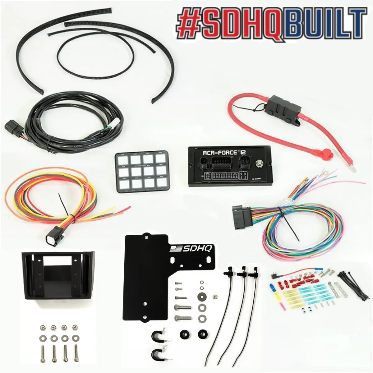 2016-2023 Toyota Tacoma Sdhq Built Complete Switch Pros Rcr-Force-12 Mounting Kit 1