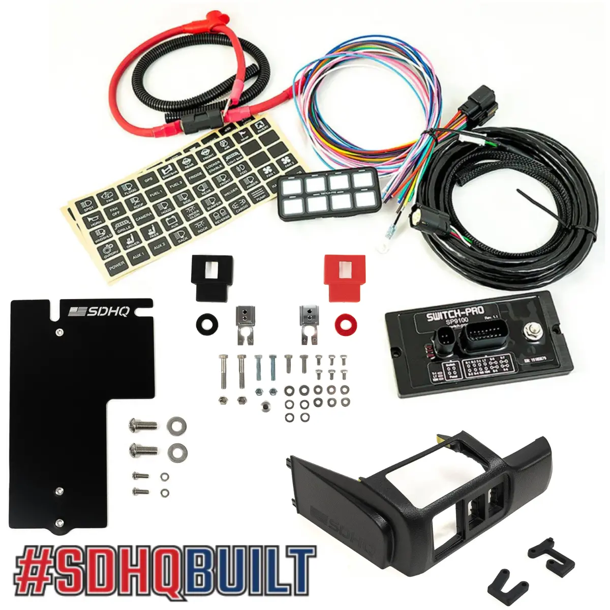 2010-2024 Toyota 4Runner Sdhq Built Complete Switch Pros Mounting Kit 1