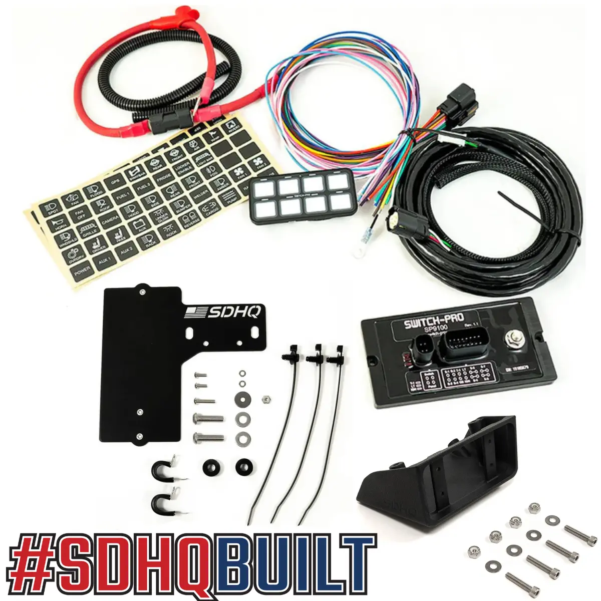 2016-2023 Toyota Tacoma Sdhq Built Complete Switch Pros Sp-9100 Mounting Kit 1