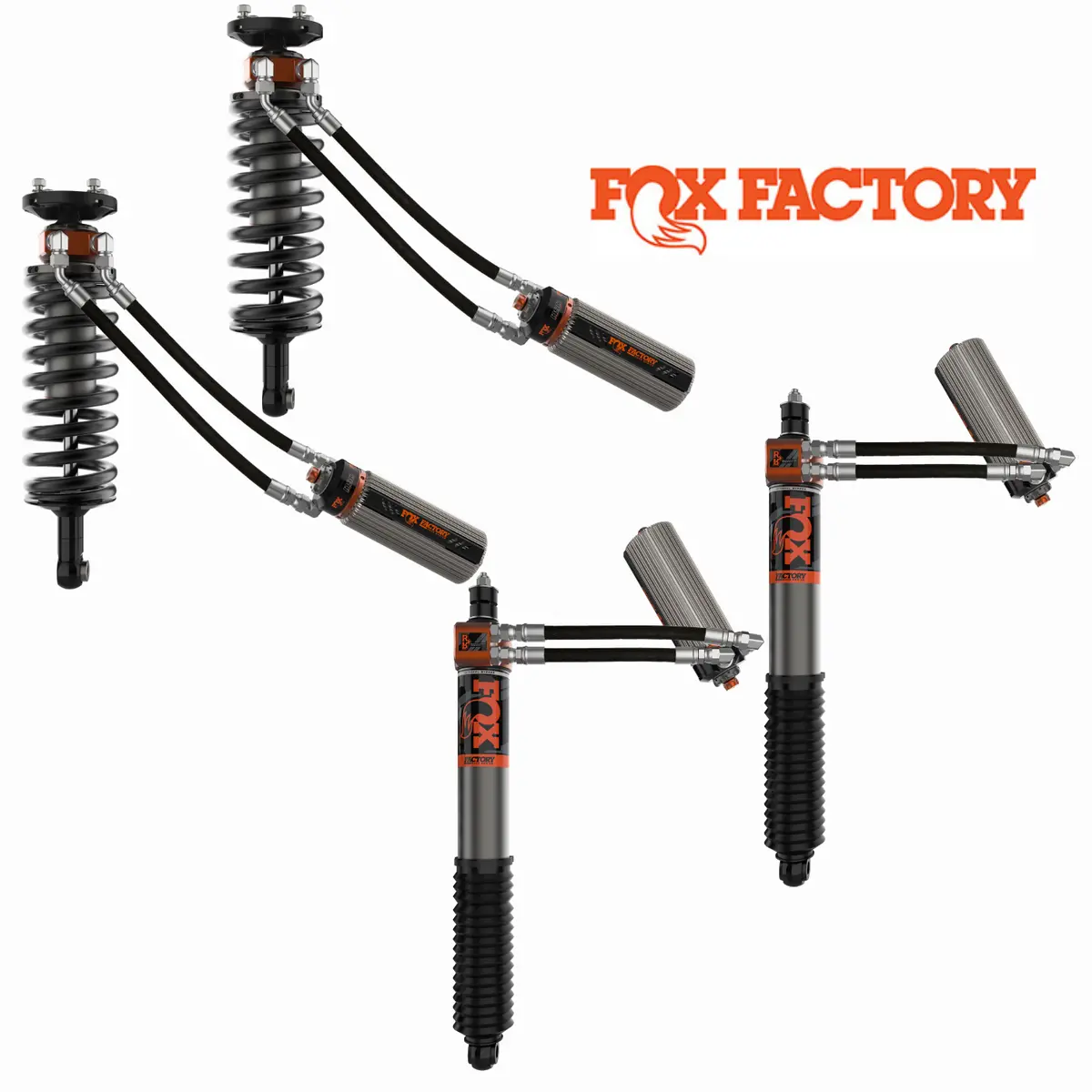 '22-24 Toyota Tundra Fox 3.0 Factory Race Rr Coilovers & Rear Shocks (0-1" Lift) W/ Upper Arms & Trailing Arm Combo Kit 1