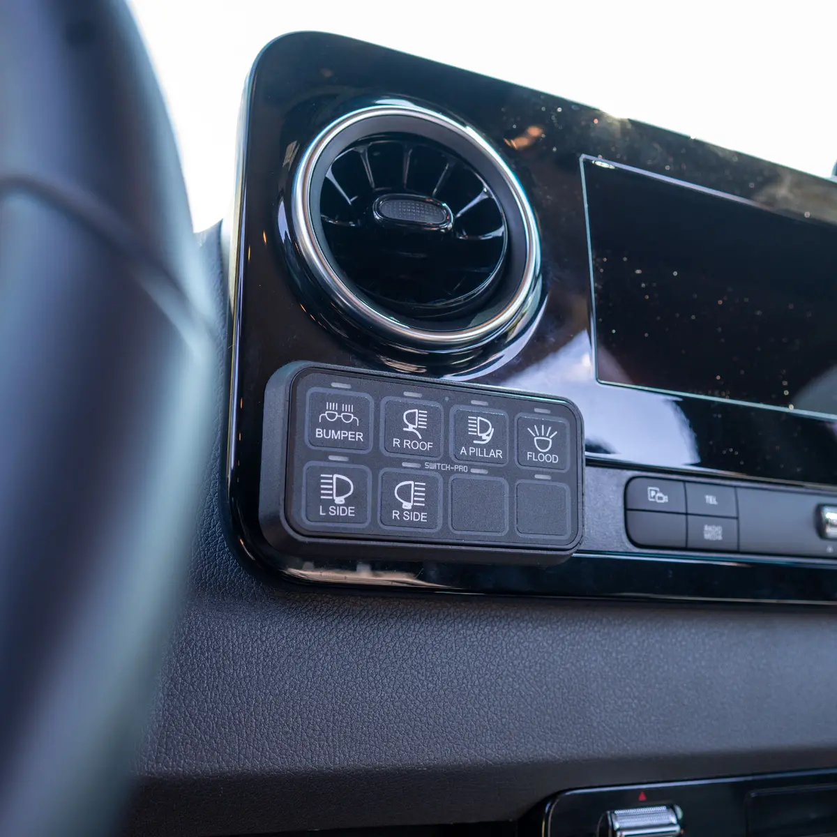 Sdhq Built 2019+ Mercedes Sprinter Van Switch Pros Sp9100 Keypad Mount 1