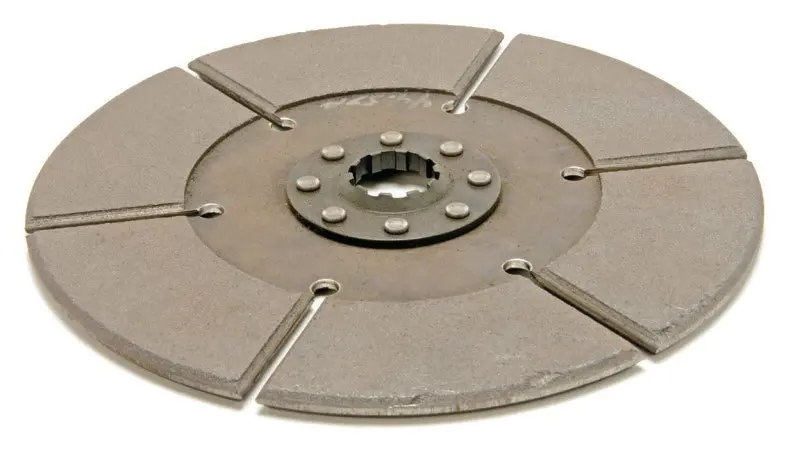 Mcleod Sintered Iron Clutch Disc – 10" × 1" × 23-Spline, Solid Hub, 16-Rivet Design 1
