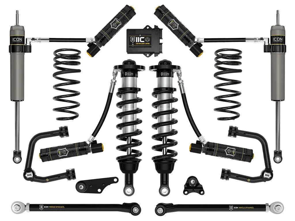 Icon 2024 Toyota Tacoma 1.25-3" Lift, Stage 10 Suspension System, Tubular Uca 2