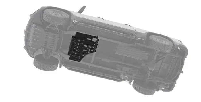 Aev Transfer Case Skid Plate For 2019+ Chevrolet Silverado 1500 And Gmc Sierra 1500 1
