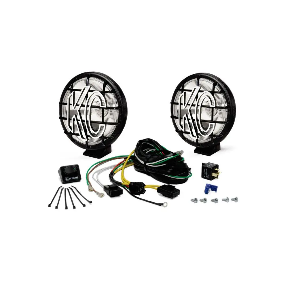 Kc Hilites 5" Apollo Pro Halogen Pair Pack System 1