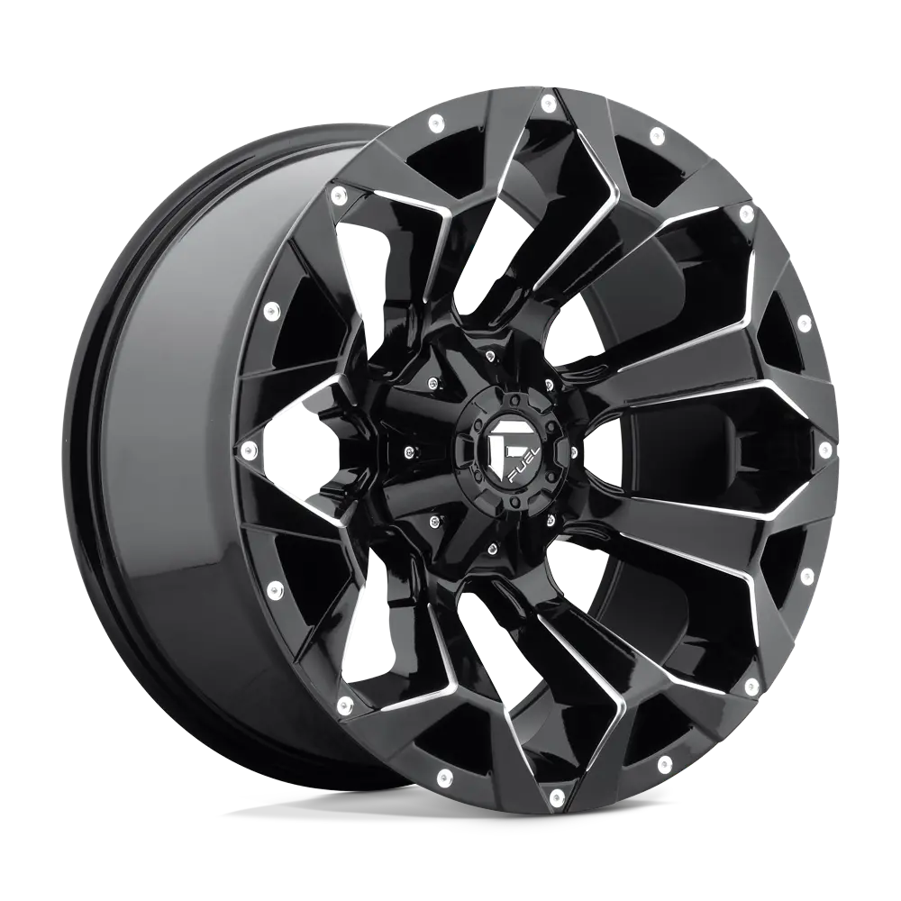 Fuel Wheels | Assault | Gloss Black Milled 1