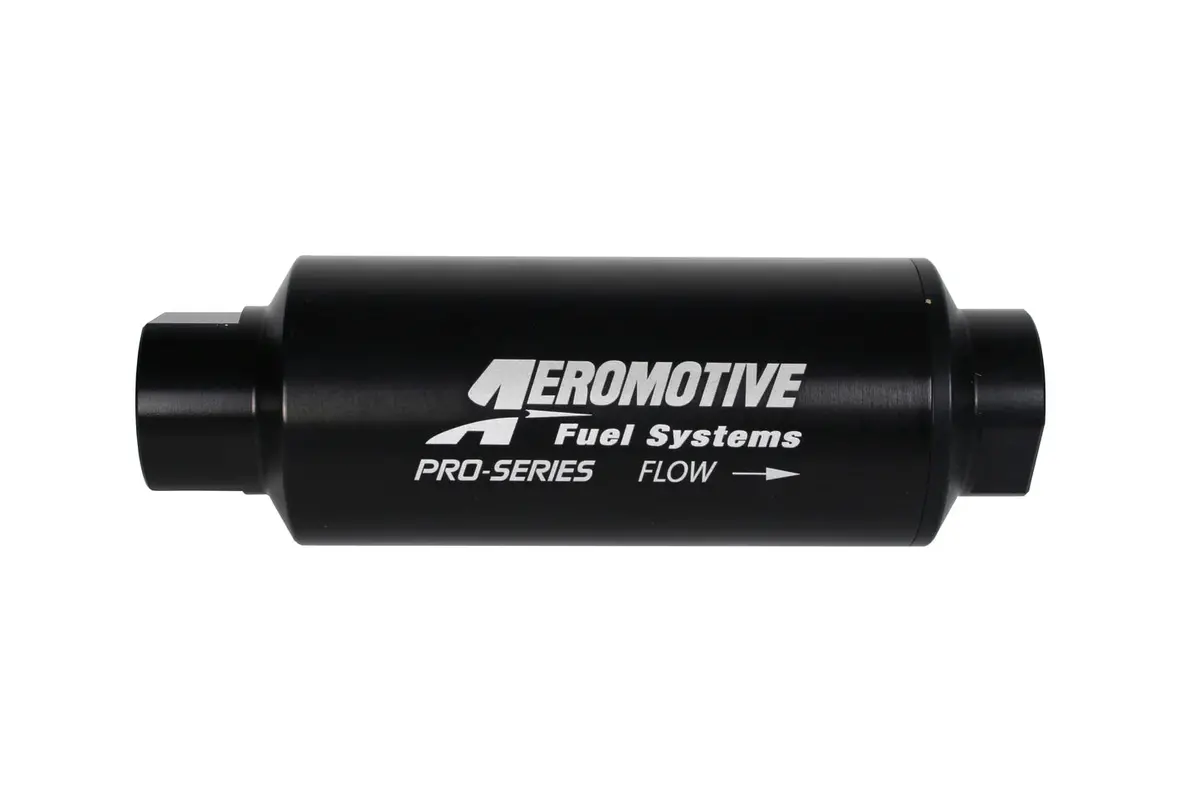 40 Micron Pro-Series Fuel Filter With An-12 Ports & Stainless Mesh Element 1