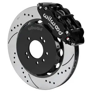 Forged Narrow Superlite 6R Big Brake Front Brake Kit (Hat) Drilled/Slotted 240Sx | 300Zx | Skyline R32 | 18" Wheel Diameter Minimum 1