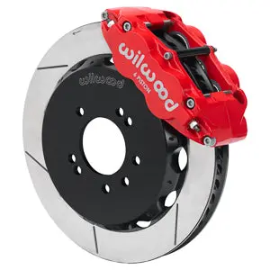 Forged Narrow Superlite 6R Big Brake Front Brake Kit (Hat) Red Skyline R33 | 17" Wheel Diameter Minimum 1