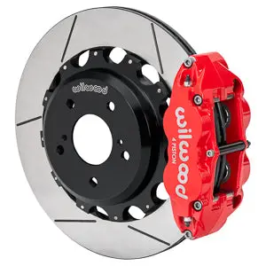 Forged Narrow Superlite 4R Big Brake Rear Brake Kit For Oe Parking Brake Red Skyline R33/R34 | 17" Wheel Diameter Minimum 1