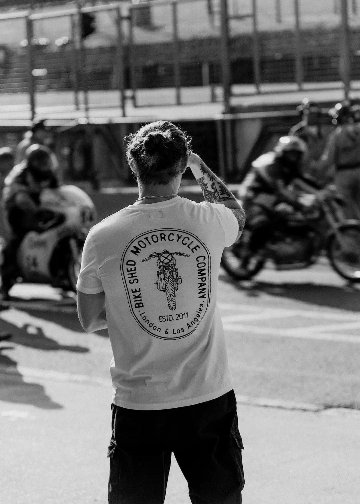 Bsmc Drop Bars T-Shirt - White 1