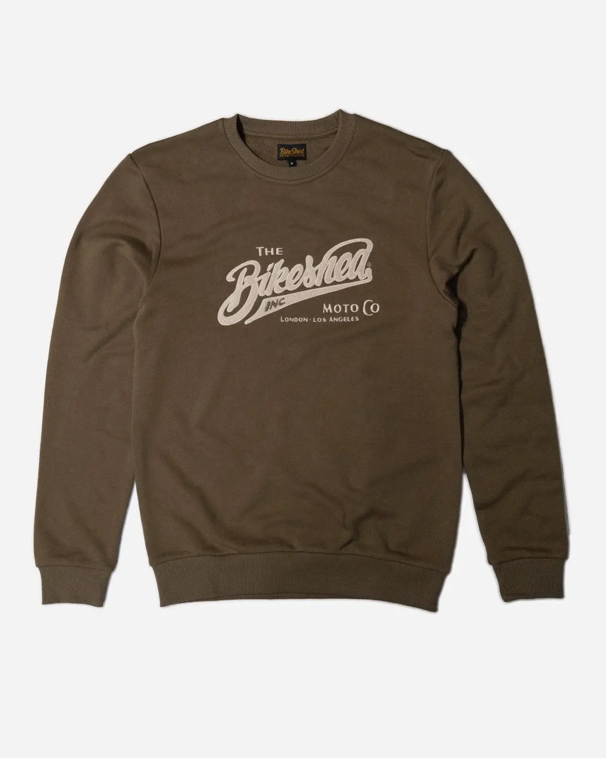 Bsmc Moto Co Appliqué Sweatshirt - Khaki 1