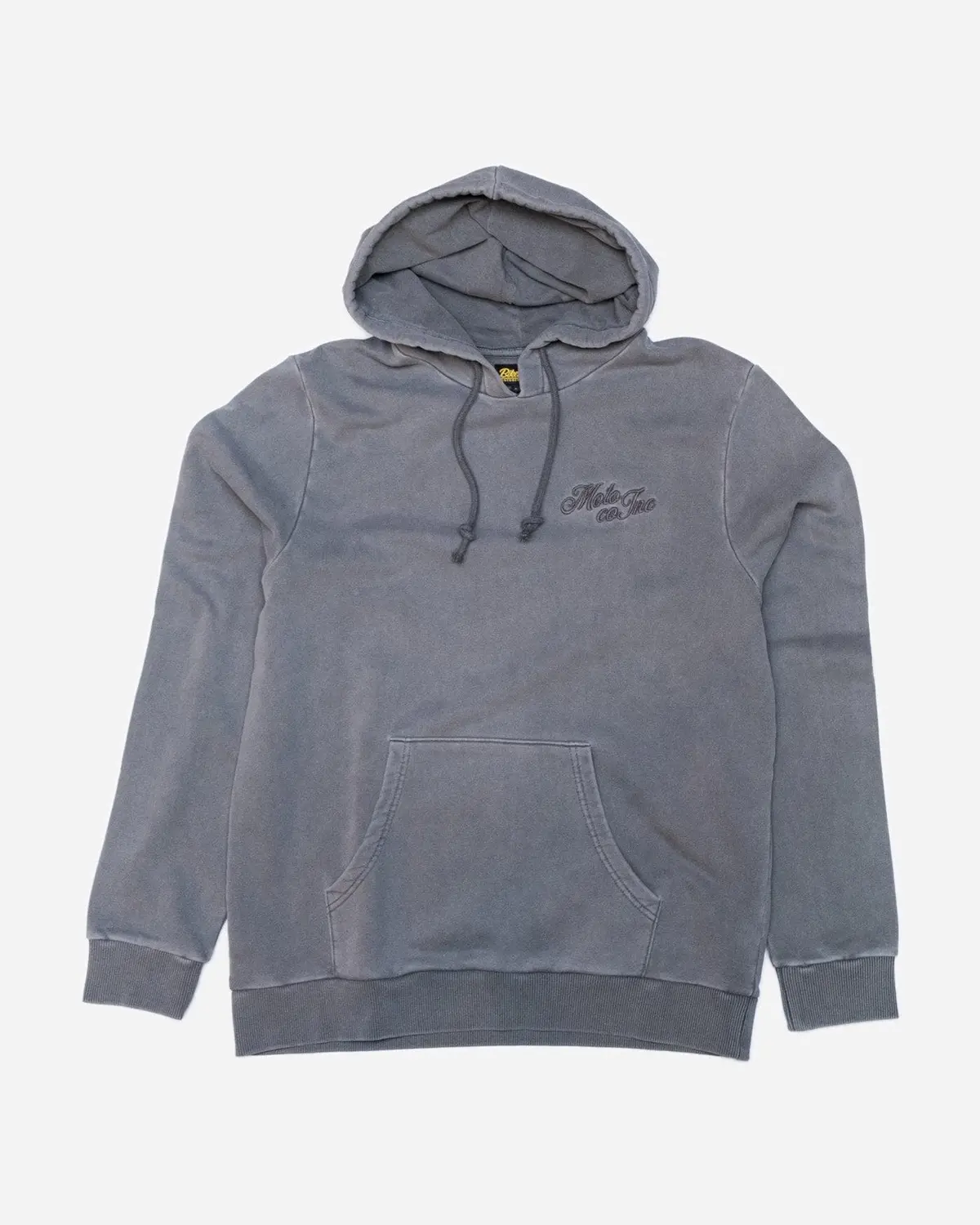 Bsmc Moto Co Overhead Hoodie - Washed Grey 1
