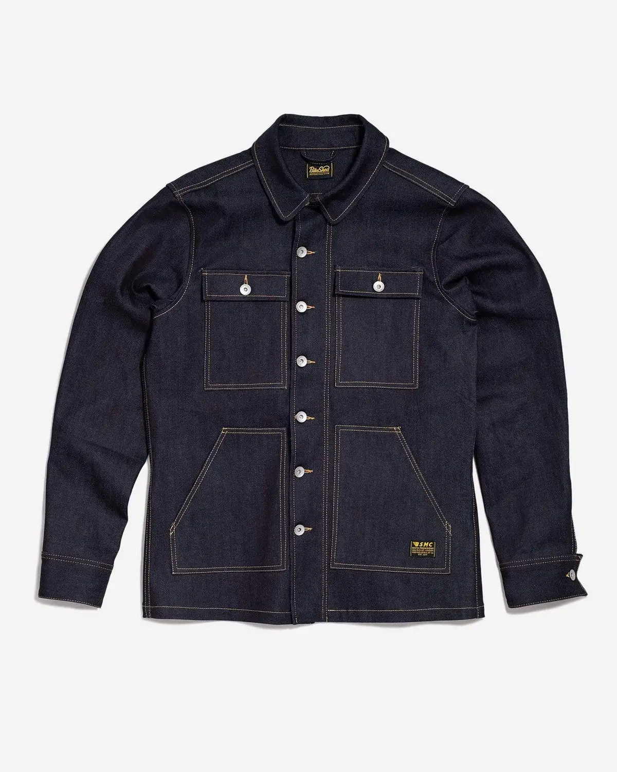 Bsmc Resistant Overshirt - Indigo 1