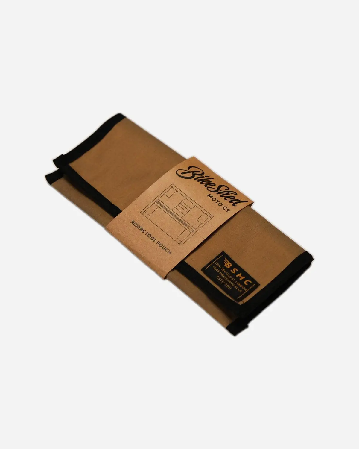 Bsmc Riders Tool Pouch - Waxed Tan 1