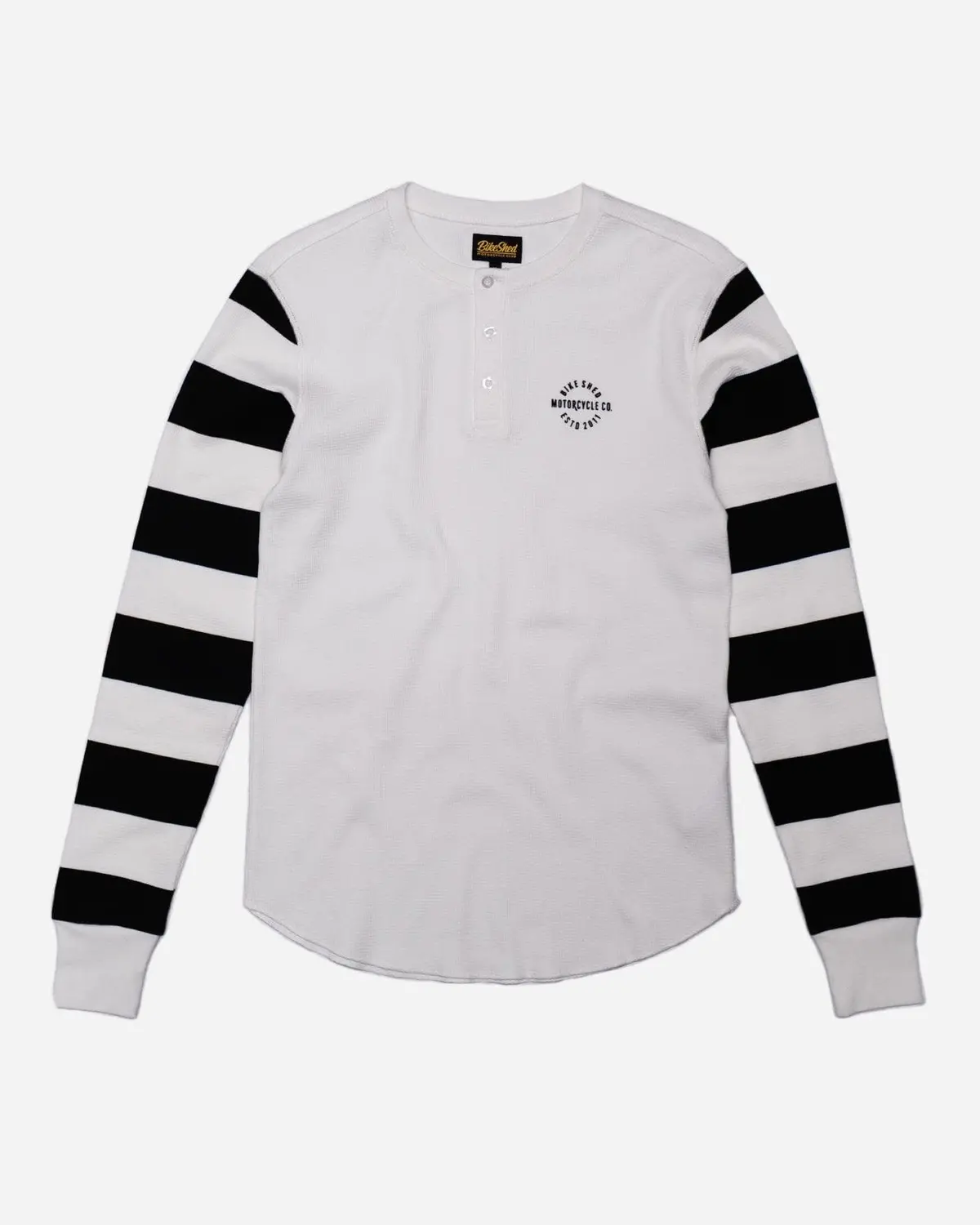 Bsmc Rocker Long Sleeve Waffle - Cream/Black 1