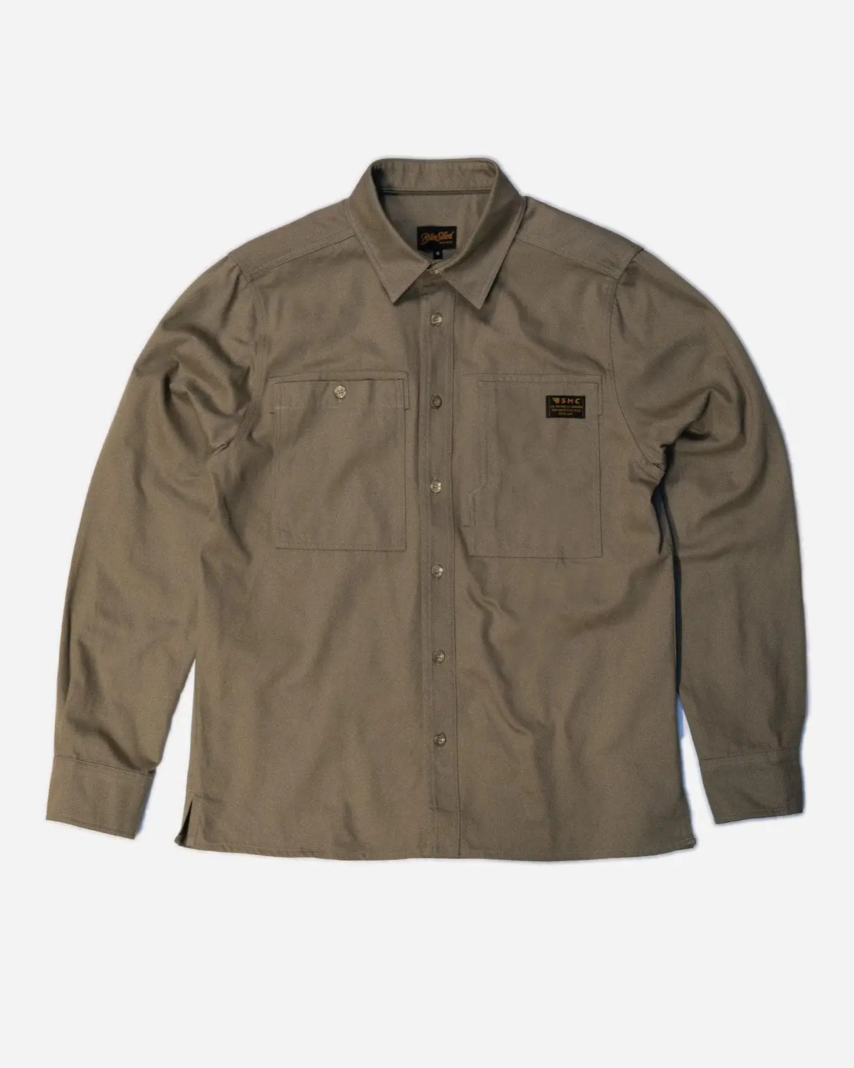 Bsmc Twill Utility Shirt - Light Khaki 1