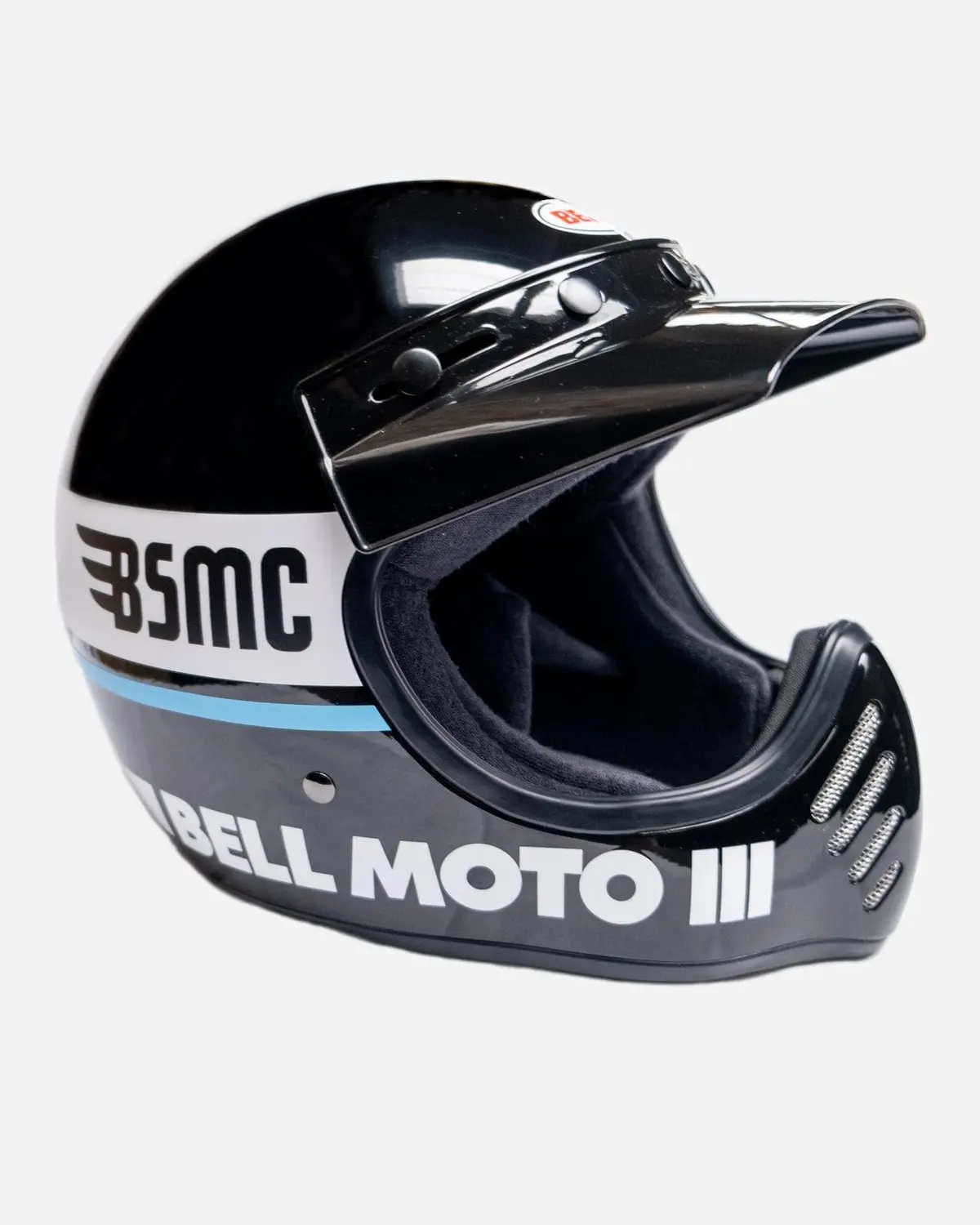 Bsmc X Bell Moto 3 Helmet Black 1