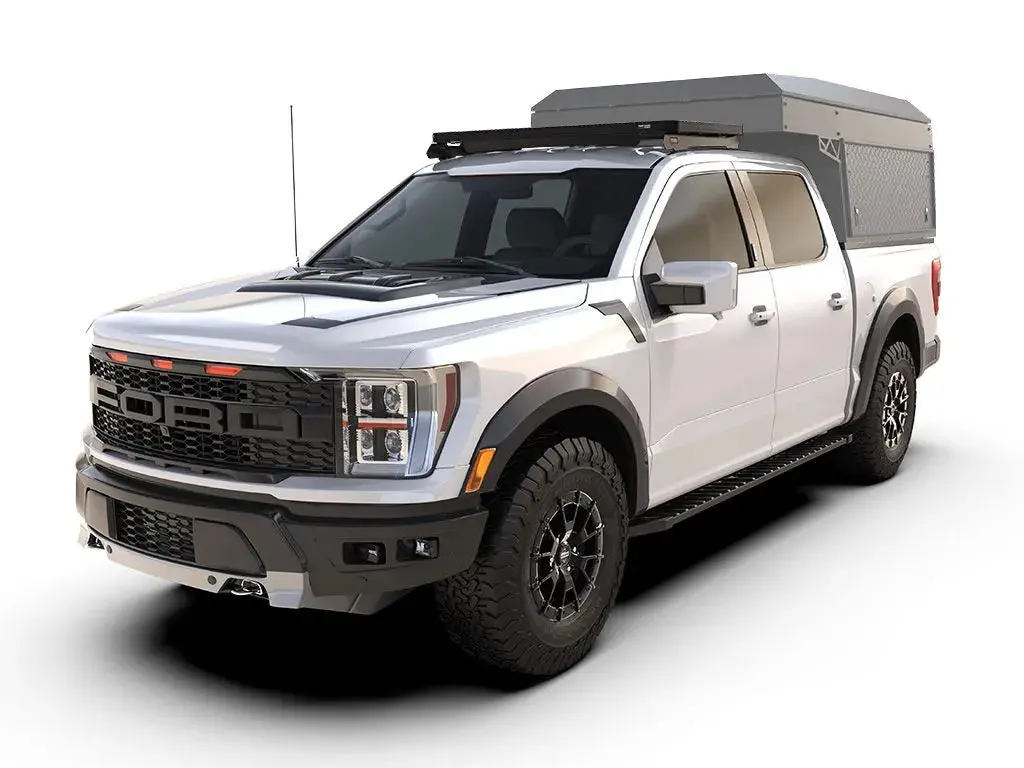 Ford F-150 Super Crew (2009-Current)Cab Over Camper Slimline Ii Roof Rack Kit / Low Profile 1