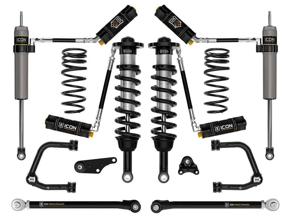 Icon 2024 Toyota Tacoma 1.25-3" Lift, Stage 8 Suspension System, Billet Uca 2