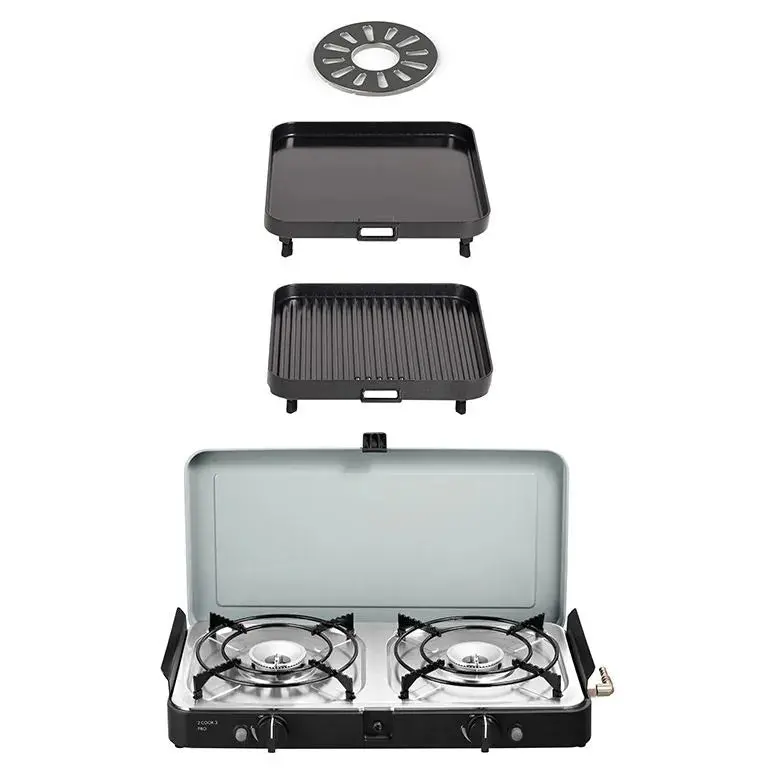 Front Runner 2 Cook 3 Pro Deluxe/ Portable 3 Piece/ Gas Barbeque/ Camp Cooker 1