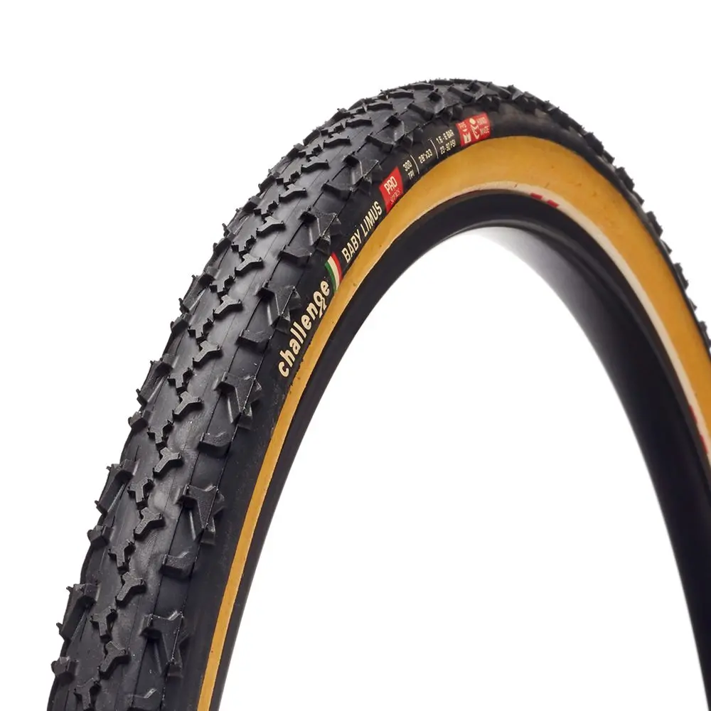 Challenge Baby Limus Pro Tubular Cyclocross Tyre 700C X 33C (Tan) 1