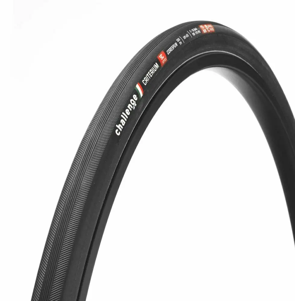 Challenge Criterium Sc Tubular Road Tyre 700C X 25C (Black) 1