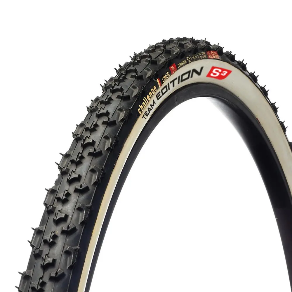 Challenge Limus Te (Team Edition) Soft Tubular Cyclocross Tyre 700C X33c & 30C (White) 1