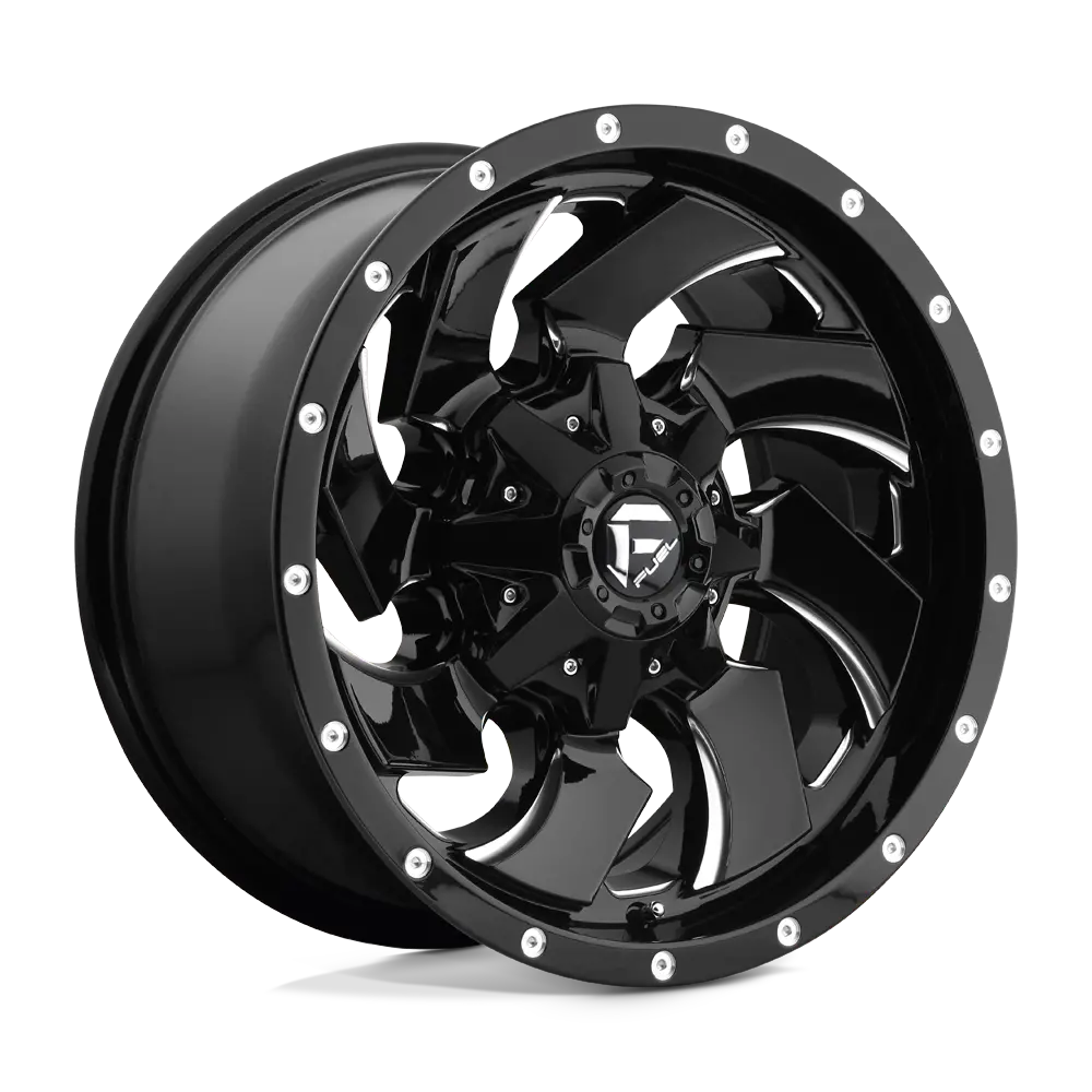Fuel Wheels | Cleaver Dually | Gloss Black Milled 1