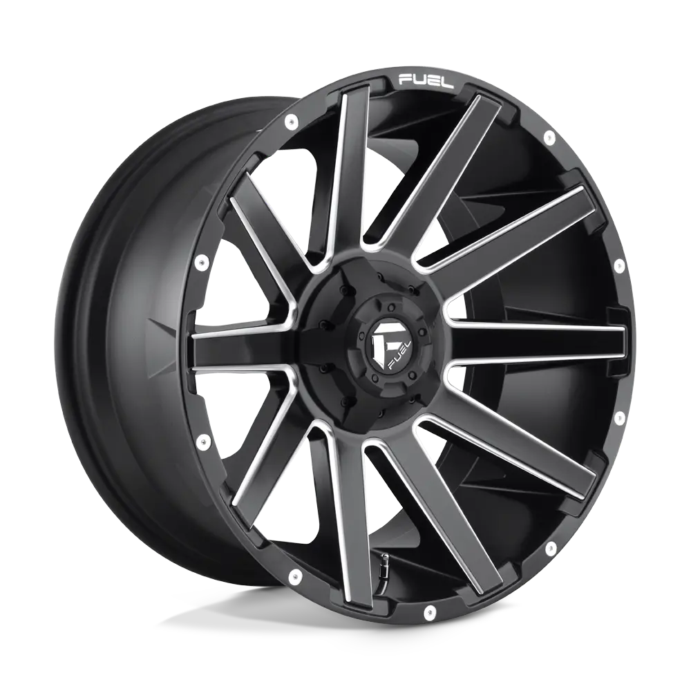 Fuel Wheels | Contra | Matte Black Milled 1