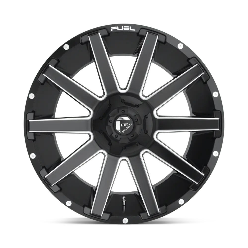 Fuel Wheels | Contra | Matte Black Milled 3