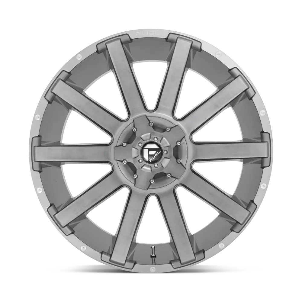 Fuel Wheels | Contra | Brushed Gun Metal Tinted Clear 3