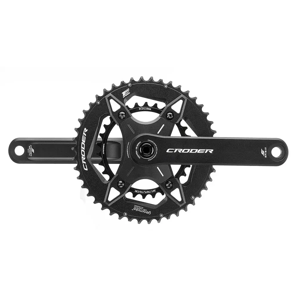Croder Spirit Crankset - Double Chainrings - 4 Arm 1