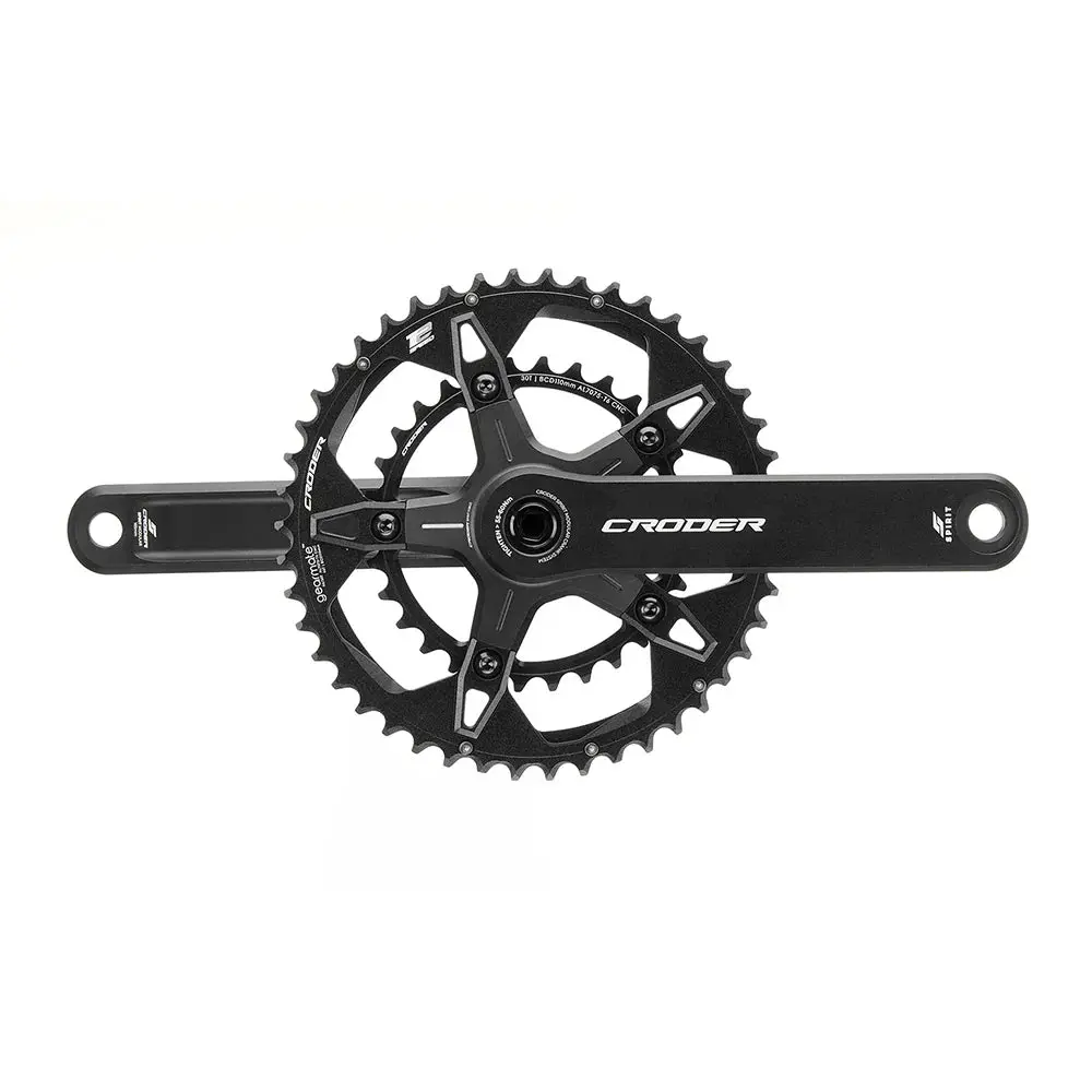 Croder Spirit Crankset - Double Chainrings - 5 Arm 1