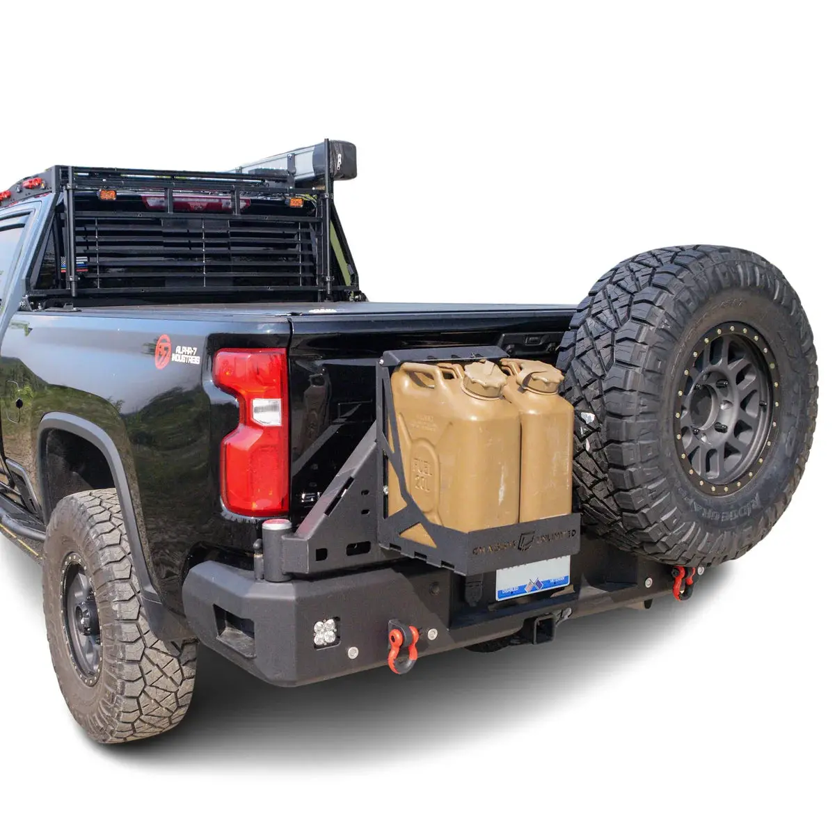 2020-2025 Chevy/Gmc 2500/3500 Octane Dual Swing Out Rear Bumper 1