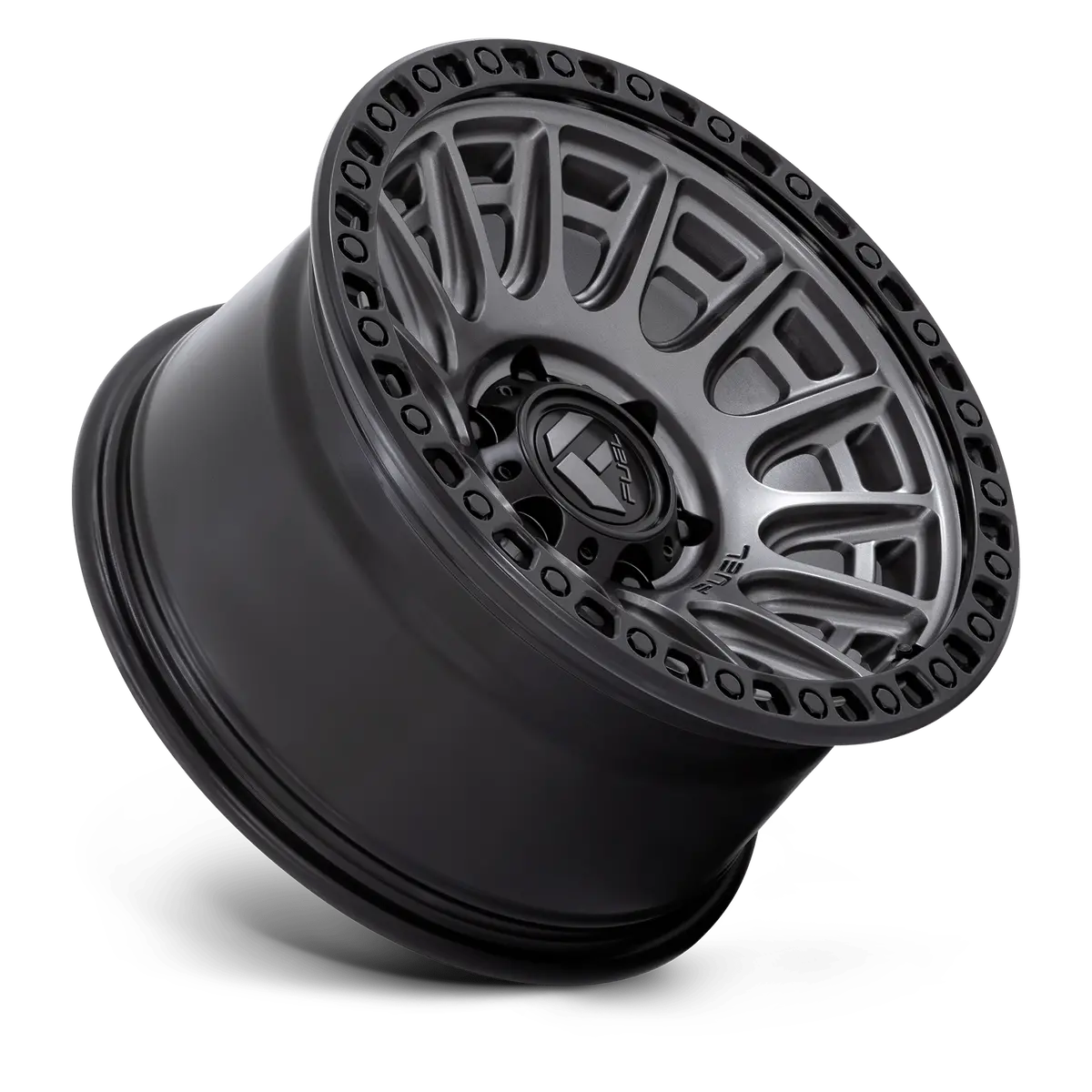 Fuel Wheels | Cycle | Matte Gunmetal W/ Black Ring 2
