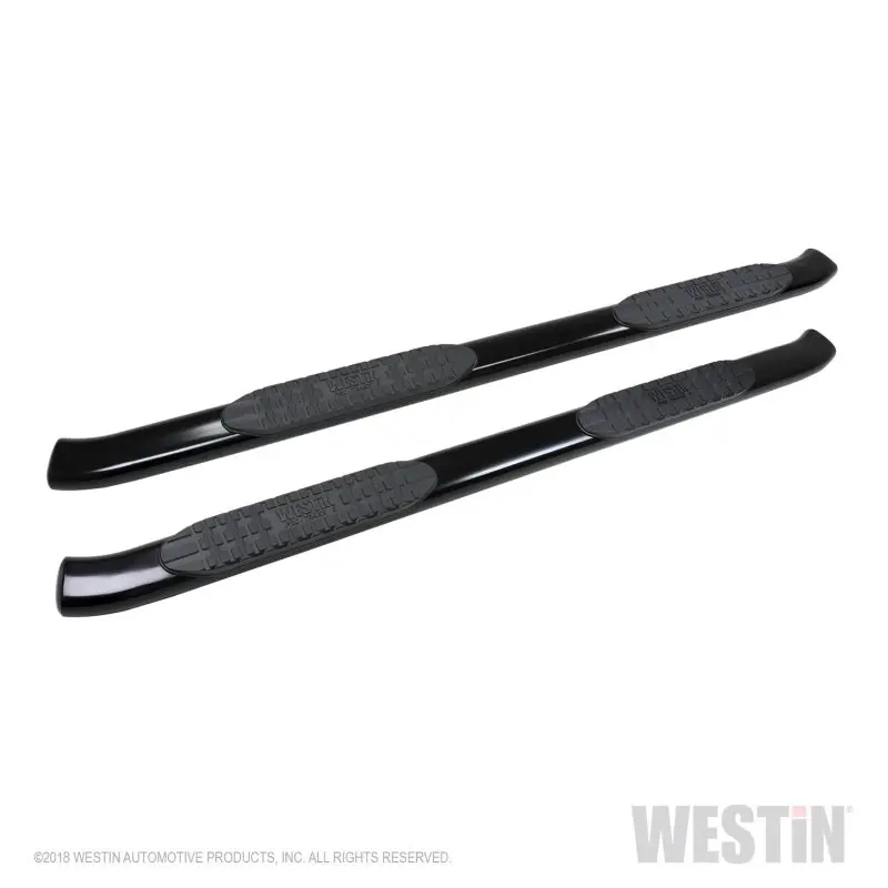 Westin Pro Traxx 5-Inch Oval Nerf Bars – Black Powder-Coated Step System For 2019 Chevrolet Silverado/Sierra 1500 Crew Cab (Non-Ld) 1