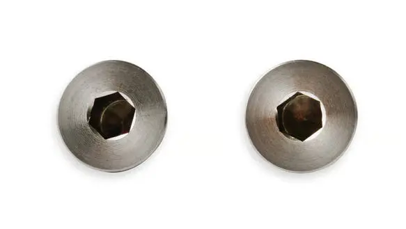 Earl's Fits Gm Lt Gen-V Engines (2014 & Up), M12 X 1.75 W/ Tapered Seat - Set Of (2) Plugs - Stainless Steel 1