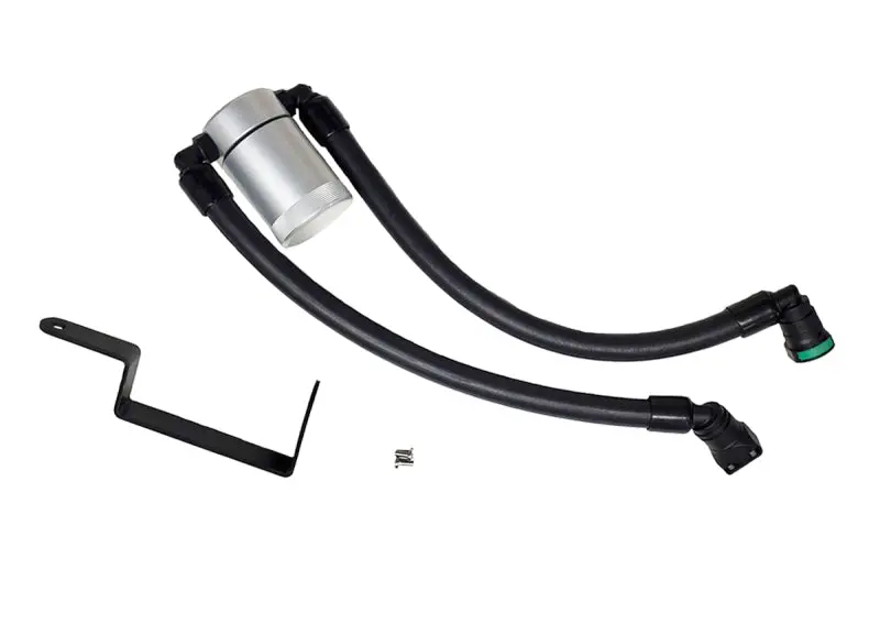 J&L Oil Separator – Passenger-Side, Clear Anodized, For 2013–2017 Ford Explorer Sport Ecoboost 3.0L V6 1