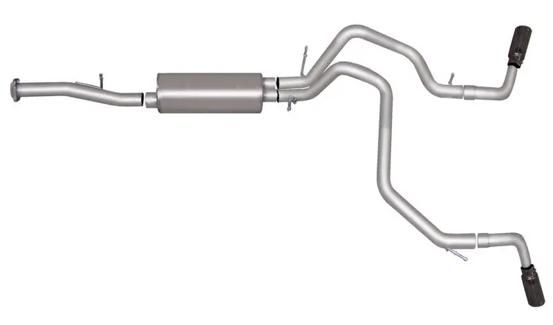 Gibson Cat-Back Exhaust System — Dual-Outlet, Stainless Steel, For 2007–2012 Chevrolet Avalanche Ls 5.3L 1